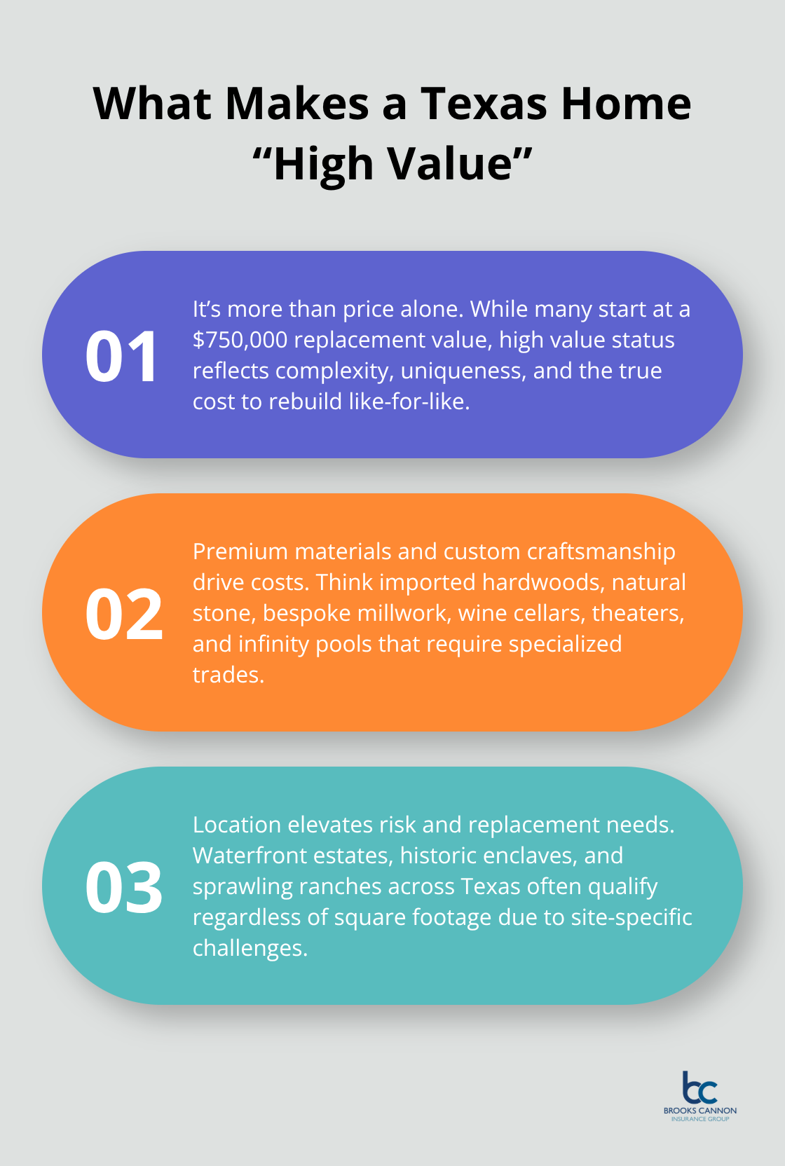 Three key factors that qualify a Texas property as a high value home - high value home insurance texas
