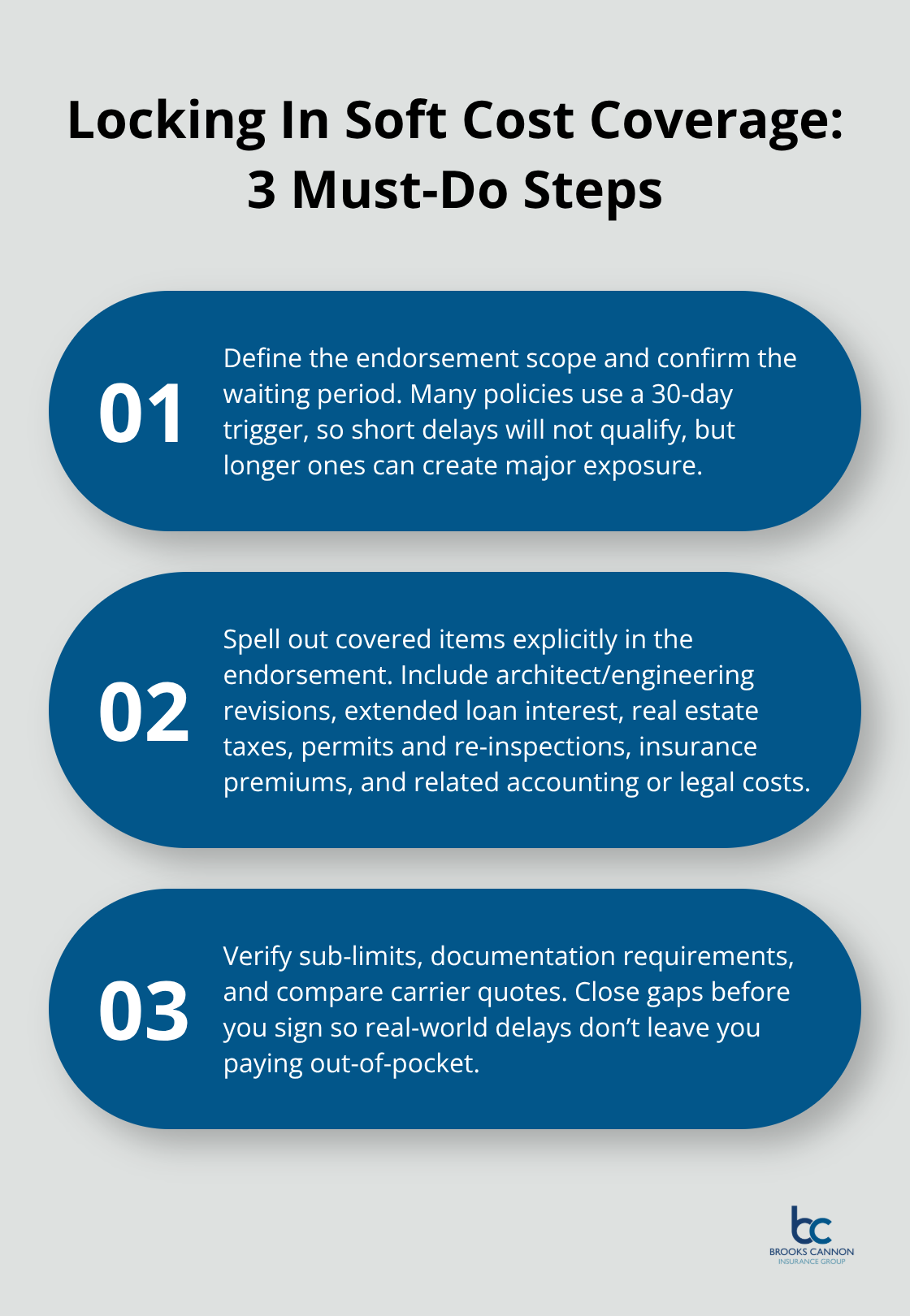 Three key steps to secure and verify soft cost coverage on builders risk policies. - what are soft costs in builders risk insurance